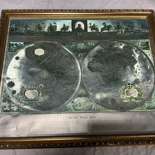 Blaeu wall map - foil, new