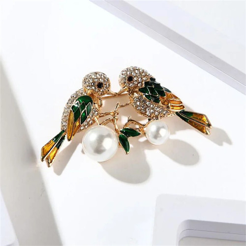 New butterfly bee bird - bee, brooch