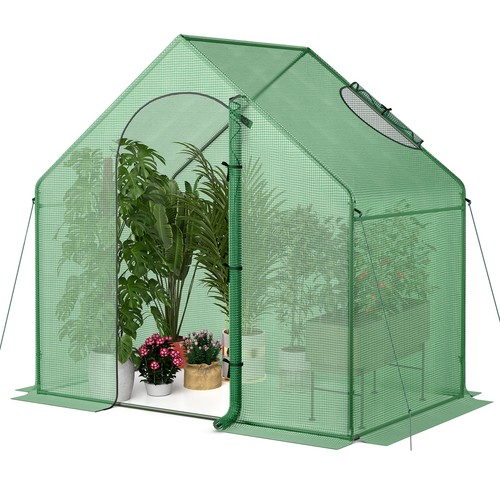 Costway walk greenhouse - costway, walk-in