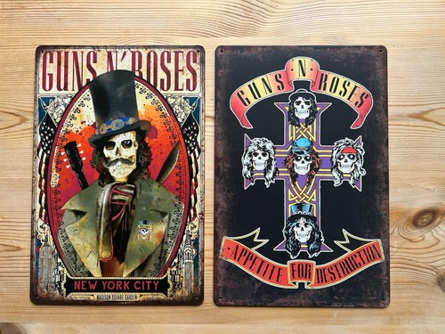 Retro metal signs - 2, 30cm
