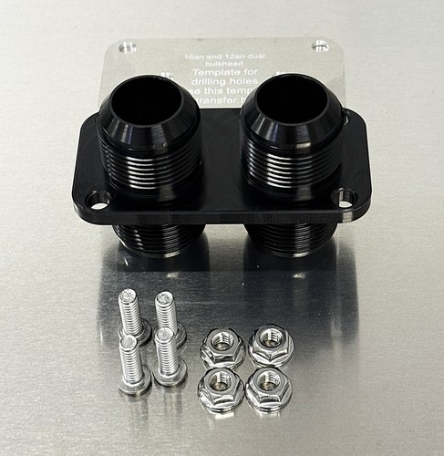 16an billet bulkhead dual - -16an,