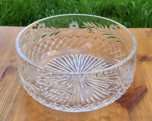 Edinburgh crystal argyll daisy - crystal,