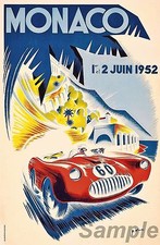 VINTAGE 1952 MONACO GRAND PRIX