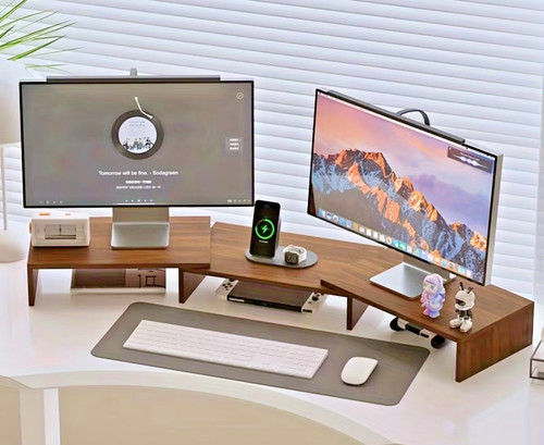 Amazing wooden monitor stand - monitor,