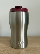 NEW Costa Coffee Stainless Steel Travel Mug Insulated Thermal 450ml Curve Cup