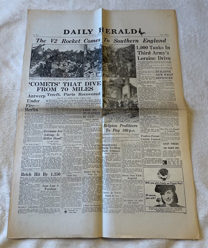 Ww2 newspaper november - newspaper, 11