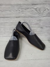 Cos Black Leather Slip On