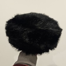 KAMY Faux Fur Hat Black