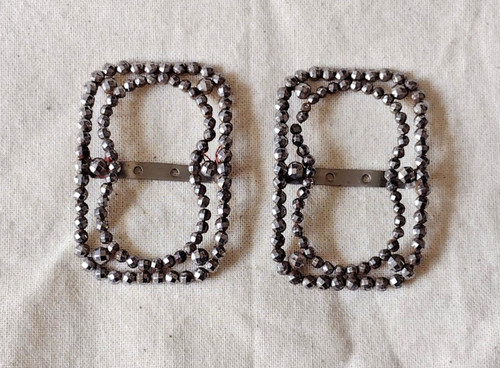 Buckles pair antique - buckles,