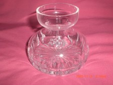 Stuart Crystal table candle holder 3.5" x 3" high + 2 Prices Candles