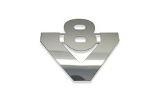 V8 Badge Chrome To Fit Scania