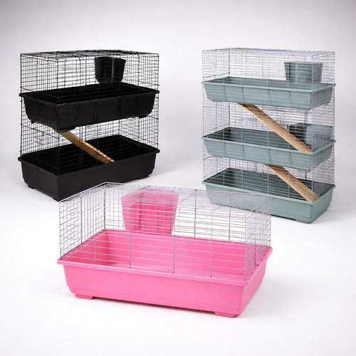 Rabbit guinea pig - pig, cage