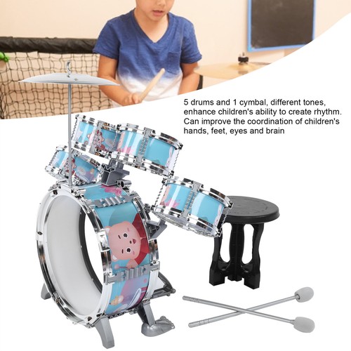 Kids set cartoon drums - drums, kit