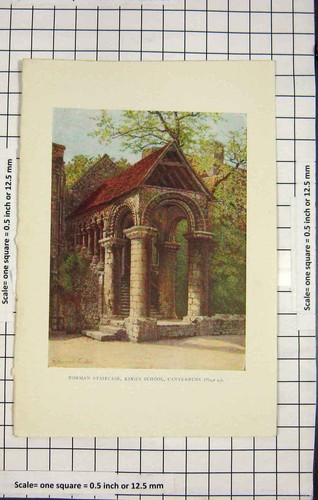 Antique old print - print, ref.922