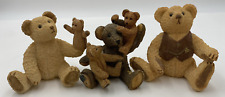 3 Sherratt & Simpson Bear Figures Hand Puppet/Waistcoat/Baby on Knee         B11