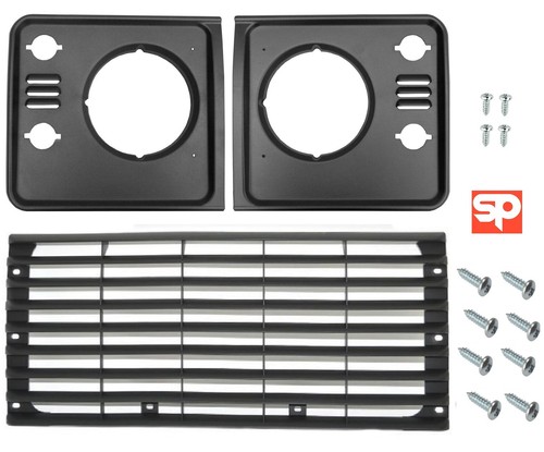 Radiator grill headlamp - radiator,