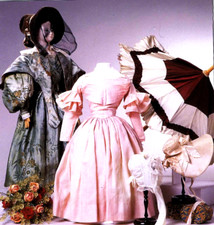 18"CHINA HEAD PARIAN FASHION LADY VICTORIAN DOLL@1850-1860 DRESS PATTERN BOOK