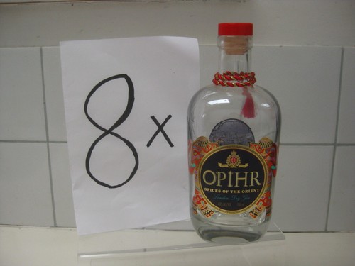 Empty gin bottles opihr - gin, x8
