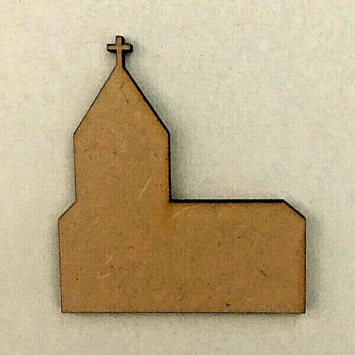 Cathedral wooden church mdf - cathedral,