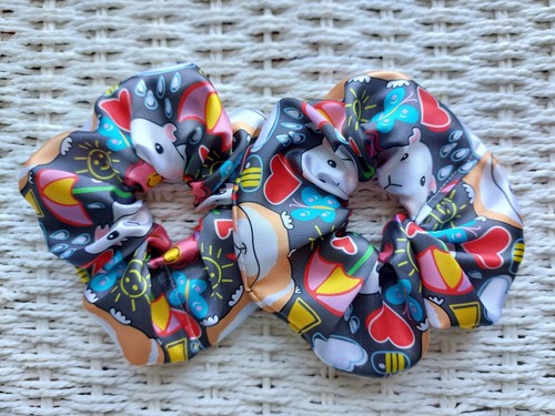 Guinea pig hair - x2, scrunchies