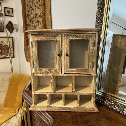 Shabby chic wooden cabinet - shabby,