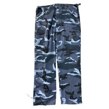 Vintage Cargo Trousers Pants Army Military Camo Combat Trousers Mens W42 L32