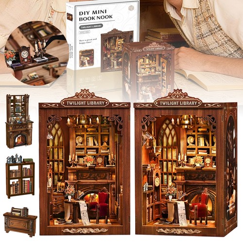 Book nook sagiterra dollhouse - nook,