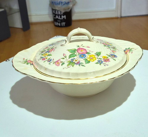 Booths floradora floral oval - floral,