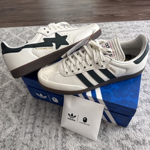 Adidas bape samba white - x,