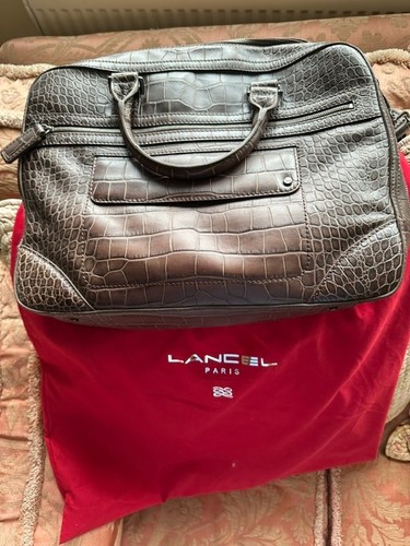 Lancel leather document - leather,