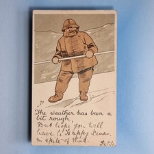 Comic Postcard 1905 Oilskins
