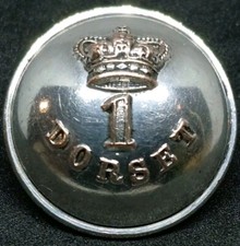 1st Dorset Dorsetshire Militia Officers 25mm Button By W Jones