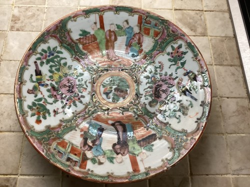 Famille rose medallion chinese - medallion,