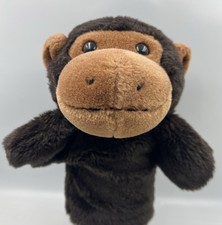 Monkey Hand Puppet Brown Soft