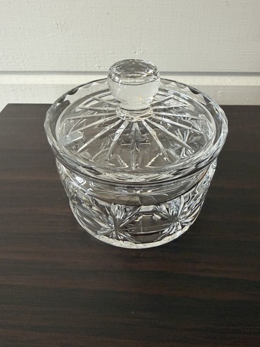 Edinburgh crystal lidded bowl - crystal,
