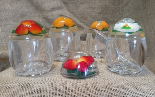 Vintage perspex preserve - 4, x