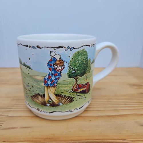 Crazy golf golfer - golf, vintage