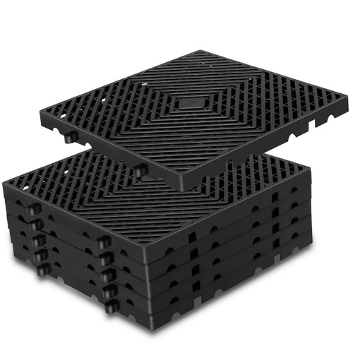 6pcs black plastic pallets for - plastic,