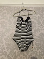 Striped Swimming Costume Brand