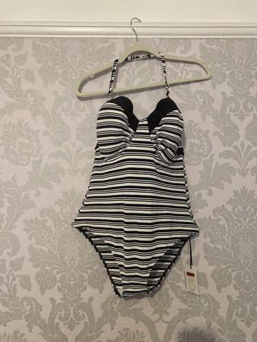 Striped swimming costume brand - striped,