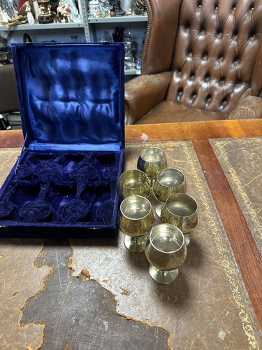Vintage set epns goblets - vintage,