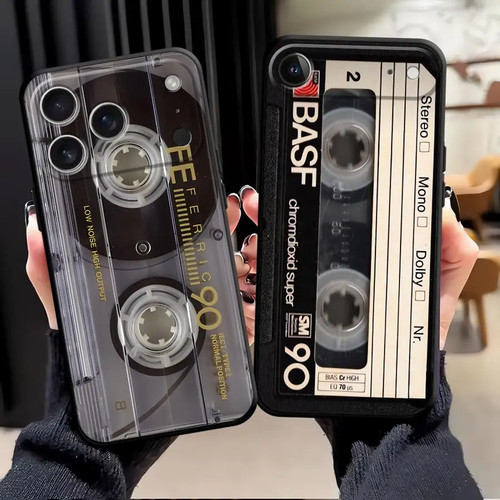 Retro cassette tape case for - tape,