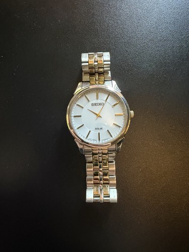 Seiko solar two - solar, stainless