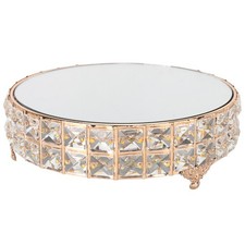 —Crystal Mirror Cake Stand
