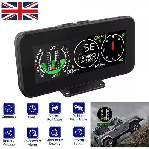 Car gps digital inclinometer - car,