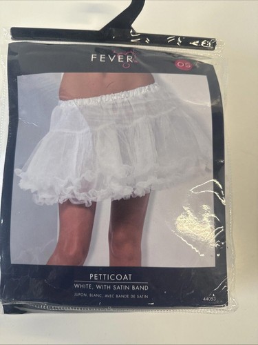 White underskirt with satin - with,