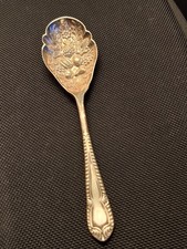 Vintage silver plated embossed - silver,
