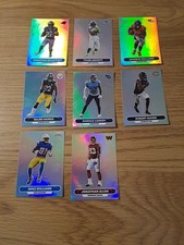 8 NFL Panini 2022 Stickers. Metallic. Great Condition.