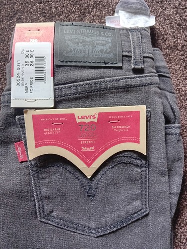 Black levis 720 jeans - levis,