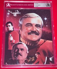 James Doohan "Scotty" Star Trek The Series Signed Photo 8x10 Beckett BAS 10 Auto